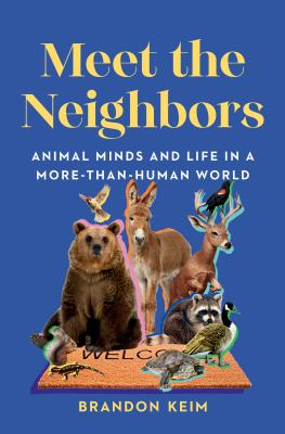 Collage of wild creatures such as bear, racoon, deer, geese, squirrel, lizard, and more on a blue background