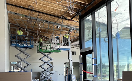 Woodland Ductwork in Progress | FVRLibraries