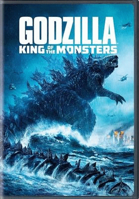 DVD cover art of a giant, spiky reptile monster in a thrashing blue sea