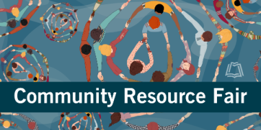 People with hands joined together Community Resource Fair